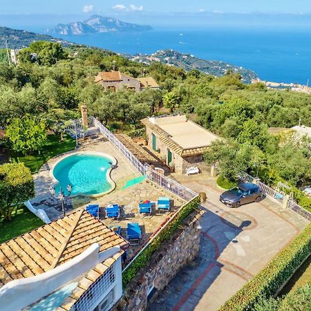 Villa Marika - Private Heated Pool Massa Lubrense Bagian luar foto
