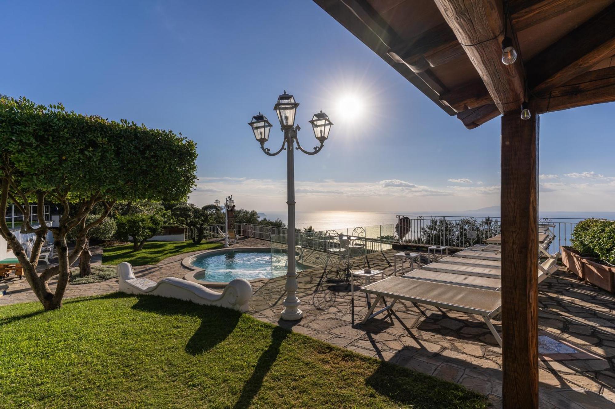 Villa Marika - Private Heated Pool Massa Lubrense Bagian luar foto