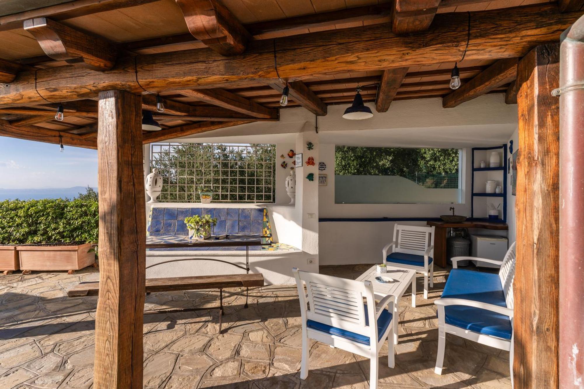 Villa Marika - Private Heated Pool Massa Lubrense Bagian luar foto