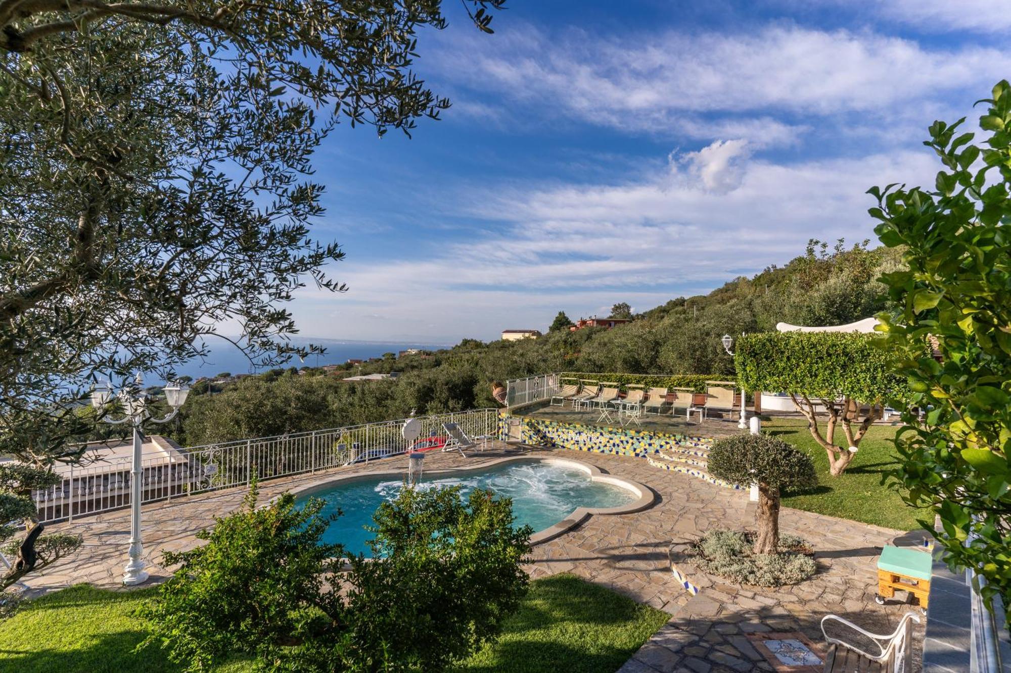 Villa Marika - Private Heated Pool Massa Lubrense Bagian luar foto