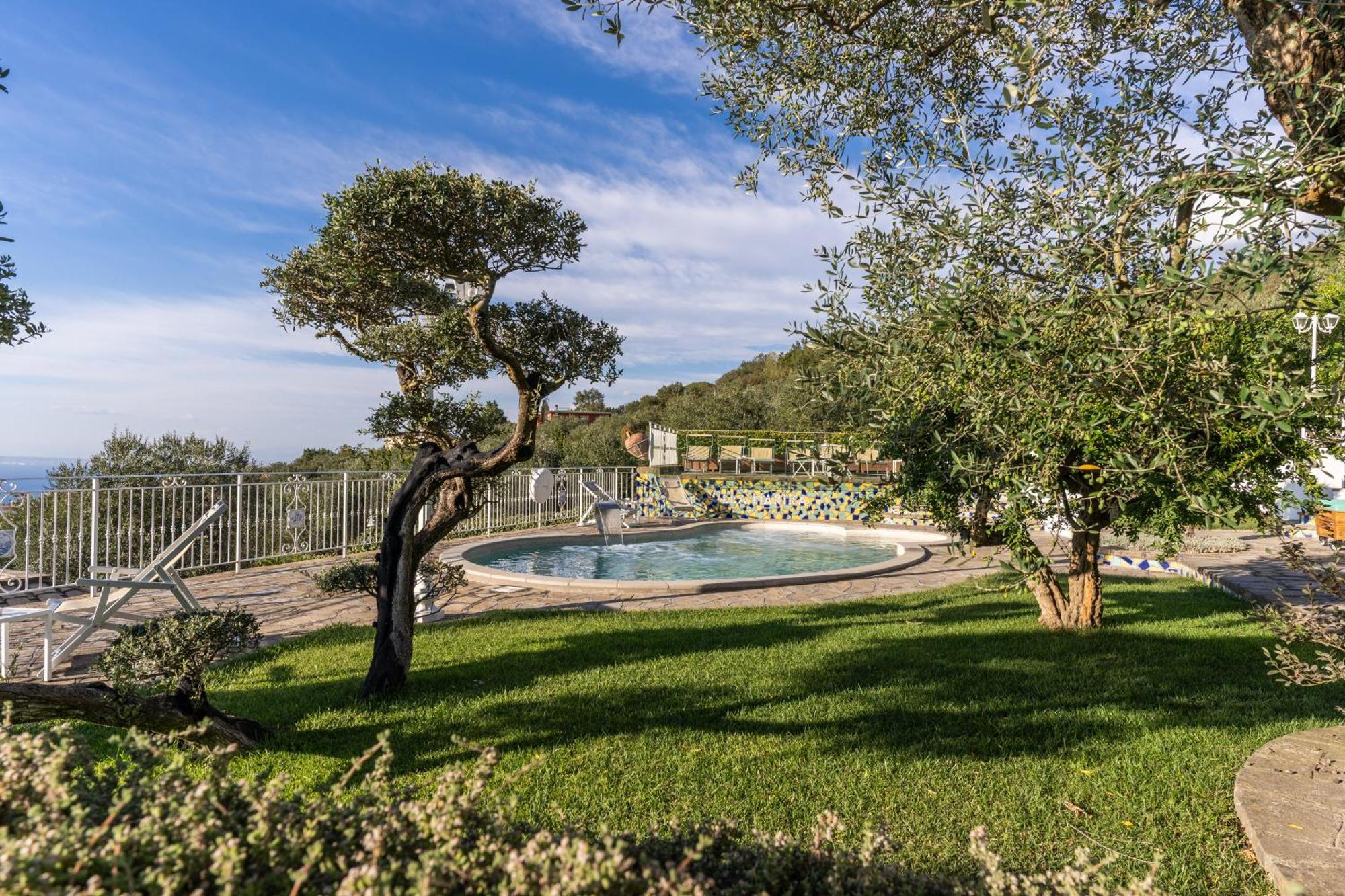 Villa Marika - Private Heated Pool Massa Lubrense Bagian luar foto