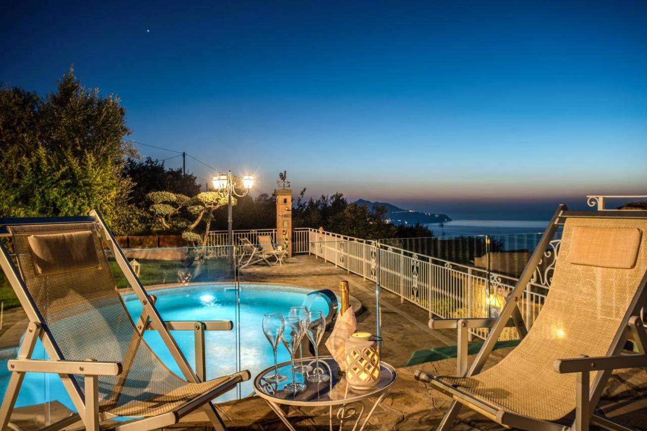 Villa Marika - Private Heated Pool Massa Lubrense Bagian luar foto