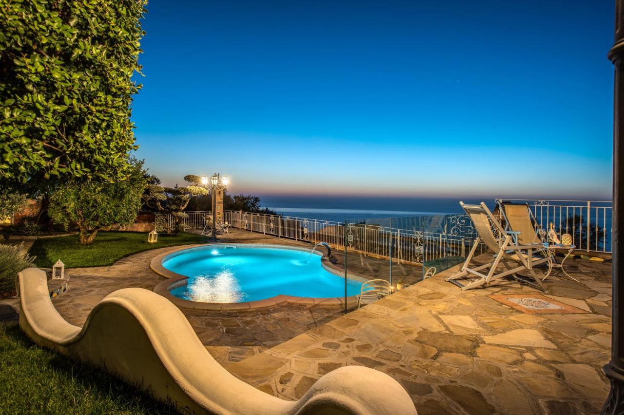 Villa Marika - Private Heated Pool Massa Lubrense Bagian luar foto